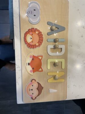 Personalized Animal Cat Lover Photo Wooden Puzzles photo review