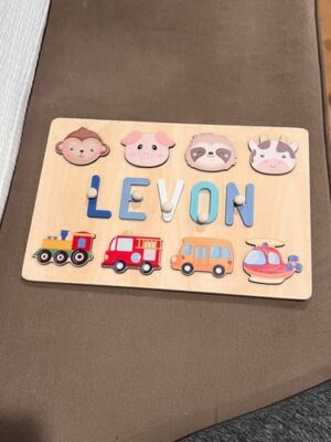 Personalized Animal Cat Lover Photo Wooden Puzzles photo review