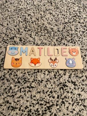 Personalized Animal Cat Lover Photo Wooden Puzzles photo review