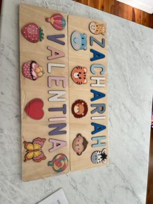 Personalized Animal Cat Lover Photo Wooden Puzzles photo review